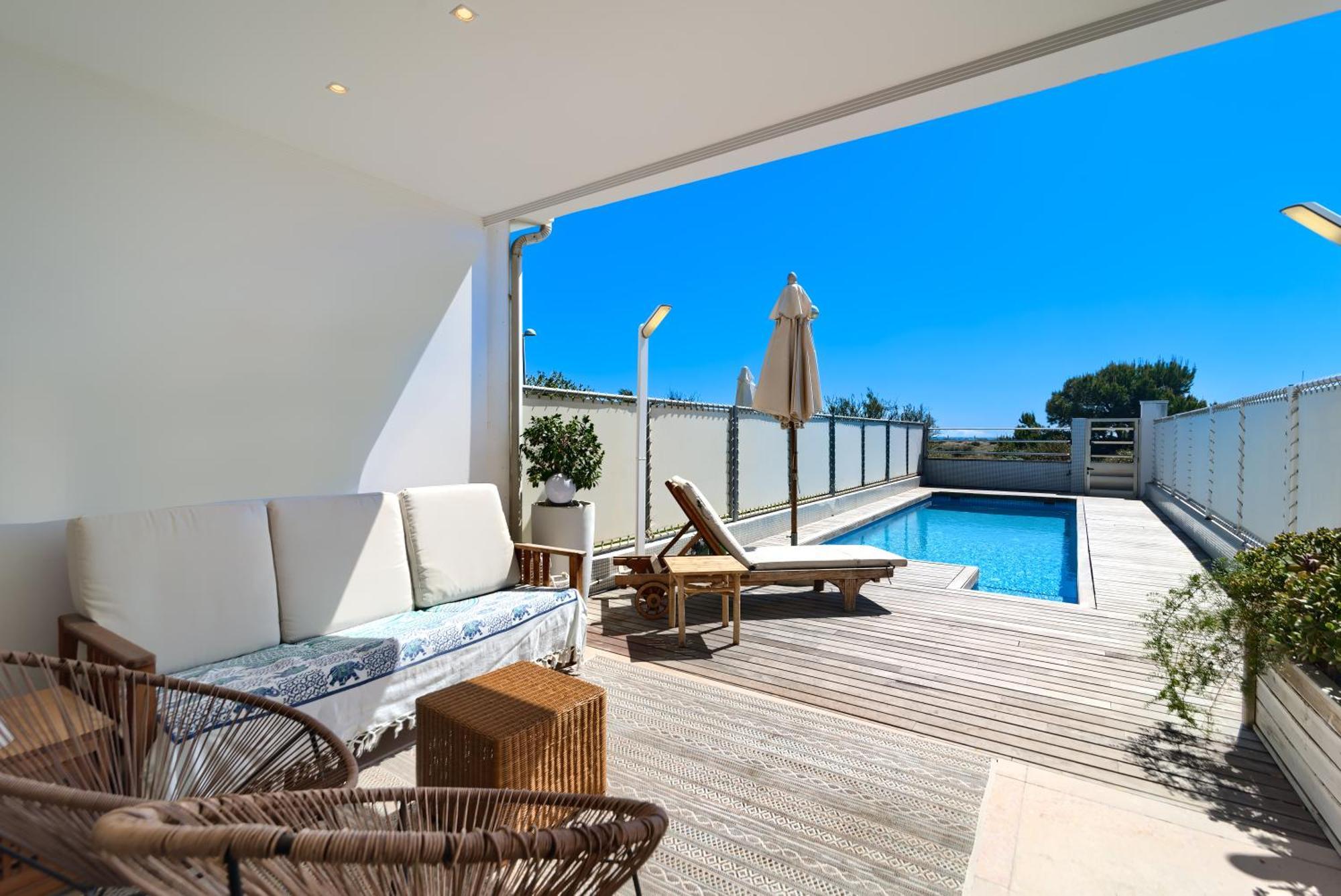 サグントCasa Frente Al Mar Con Piscina Privadaアパートメント エクステリア 写真